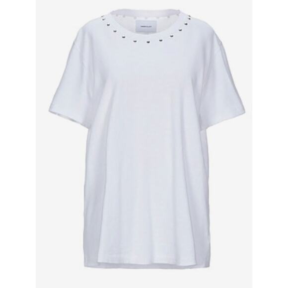 Current Elliott shirt white with metal studs size 8 - Picture 1 of 8